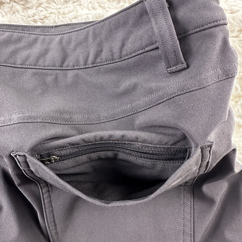 Lululemon ABC Classic Warpstreme Pants - Men's Size 32- Obsidian Gray - Picture 12 of 16